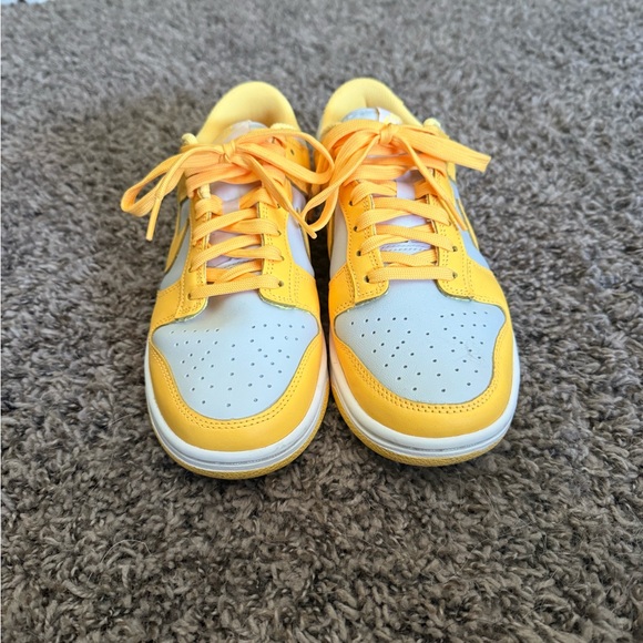 Nike Dunk Low - neon yellow - never worn w/o box. Size 7M - Picture 4 of 4